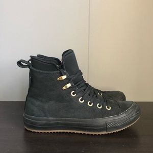 Black Waterproof Converse Sneakers